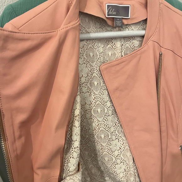 Fun lightweight leather jacket. Worn once but sleeves are too long for me! - Picture 2 of 5